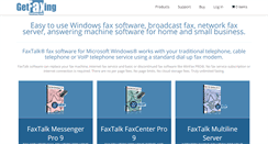 Desktop Screenshot of getfaxing.com